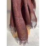 jours foulard grenat peregreen lin alpaga