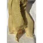 foulard lin jaune anis peregreen detail