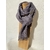 petit foulard lin alpaga bleu noix de galle peregreen