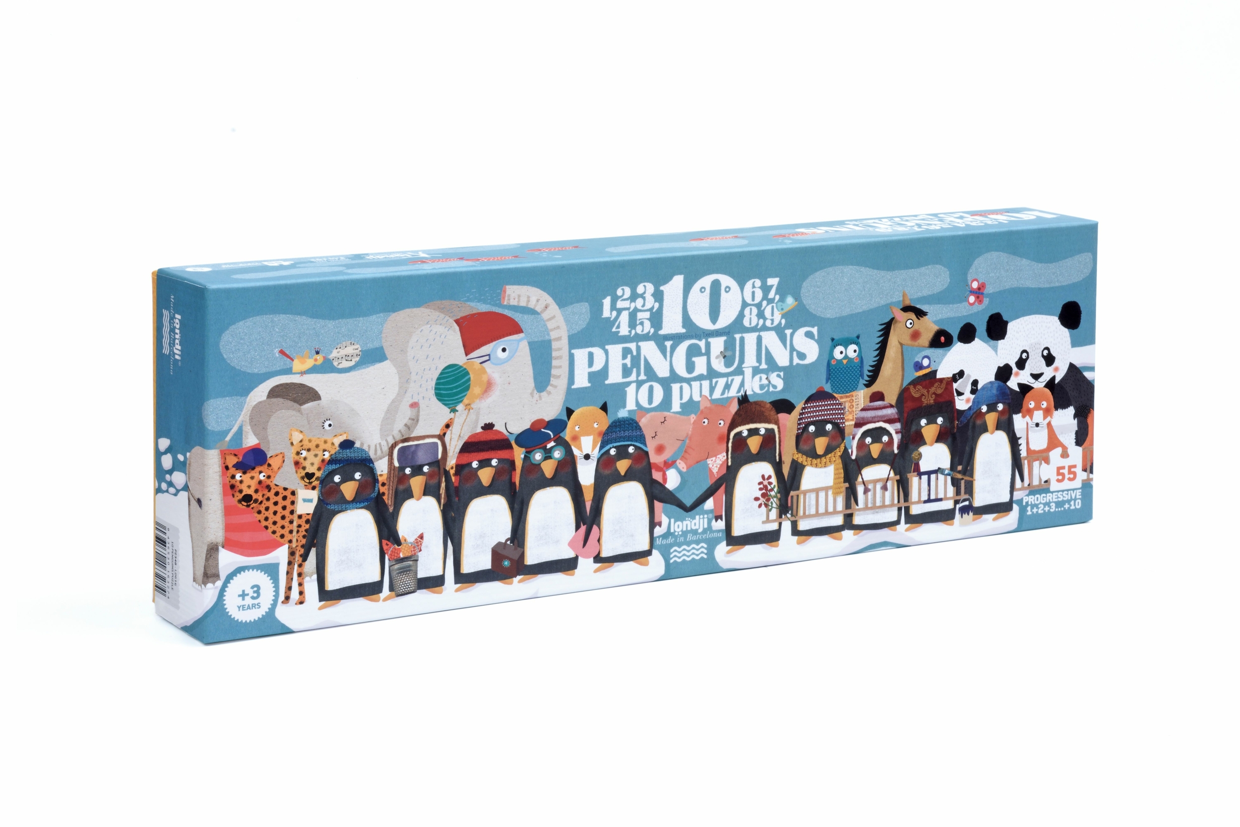 10 pinguins (10 pingouins) 55 pièces à partir de 3 ans