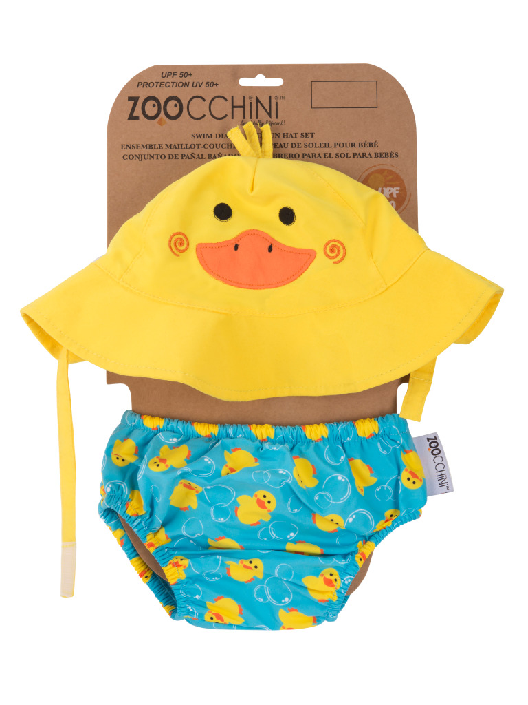 Couche Culotte et bob anti UV Canard