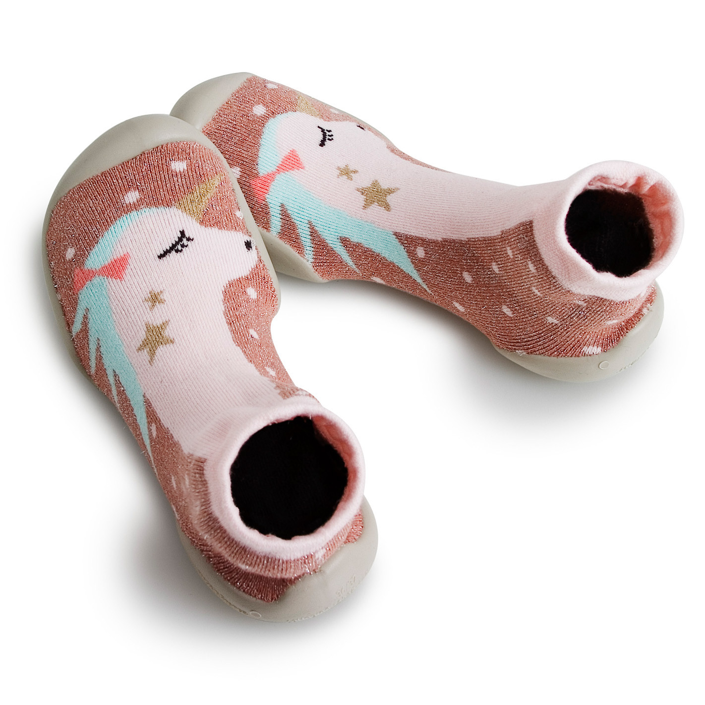 Chaussons licorne