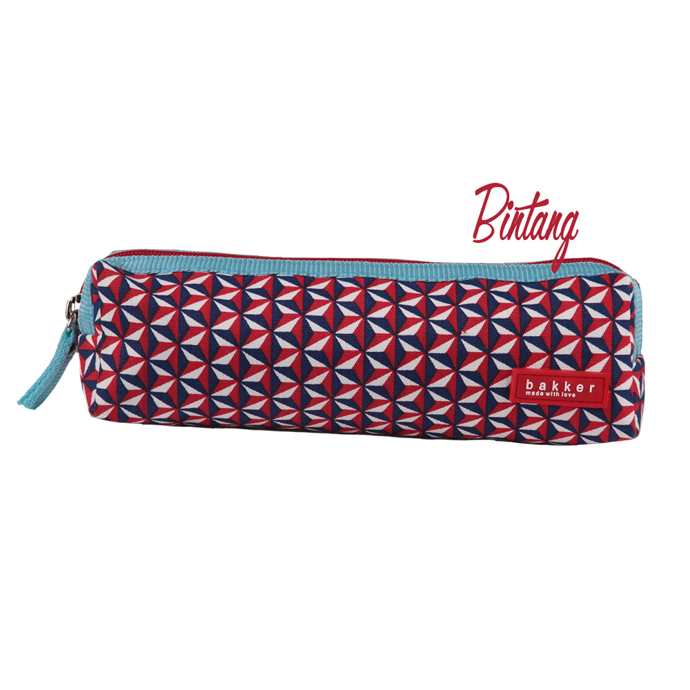 Pencil case canvas bakker bintang3