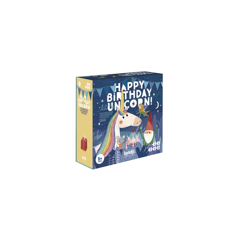 Happy Birthday Unicorn Puzzle 30 pièces - Londji