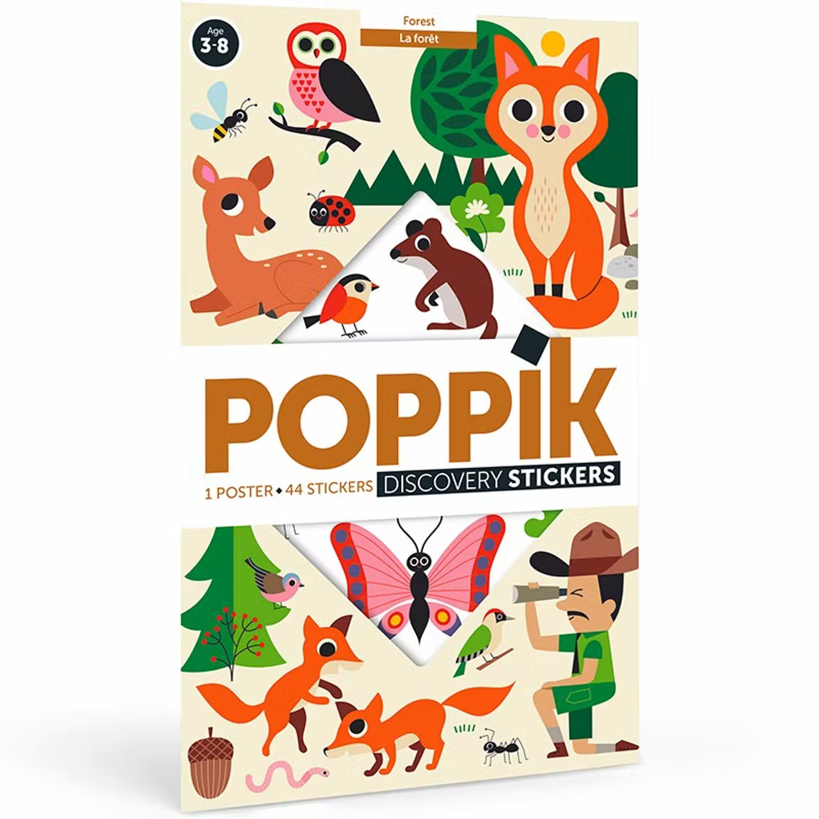 Poster Stickers Forêt - Poppik