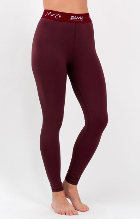 thermique pantalon prune eivy icecold winter tights wine