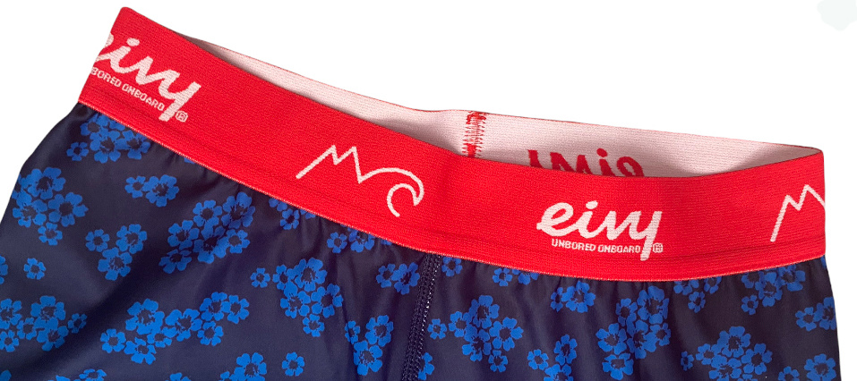 Pantalon thermique Eivy couleur fleurs bleu Taille XS ceinture
