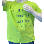 O'Neill T-shirt Lb 1952 SSLV pour garçon, fluor green face