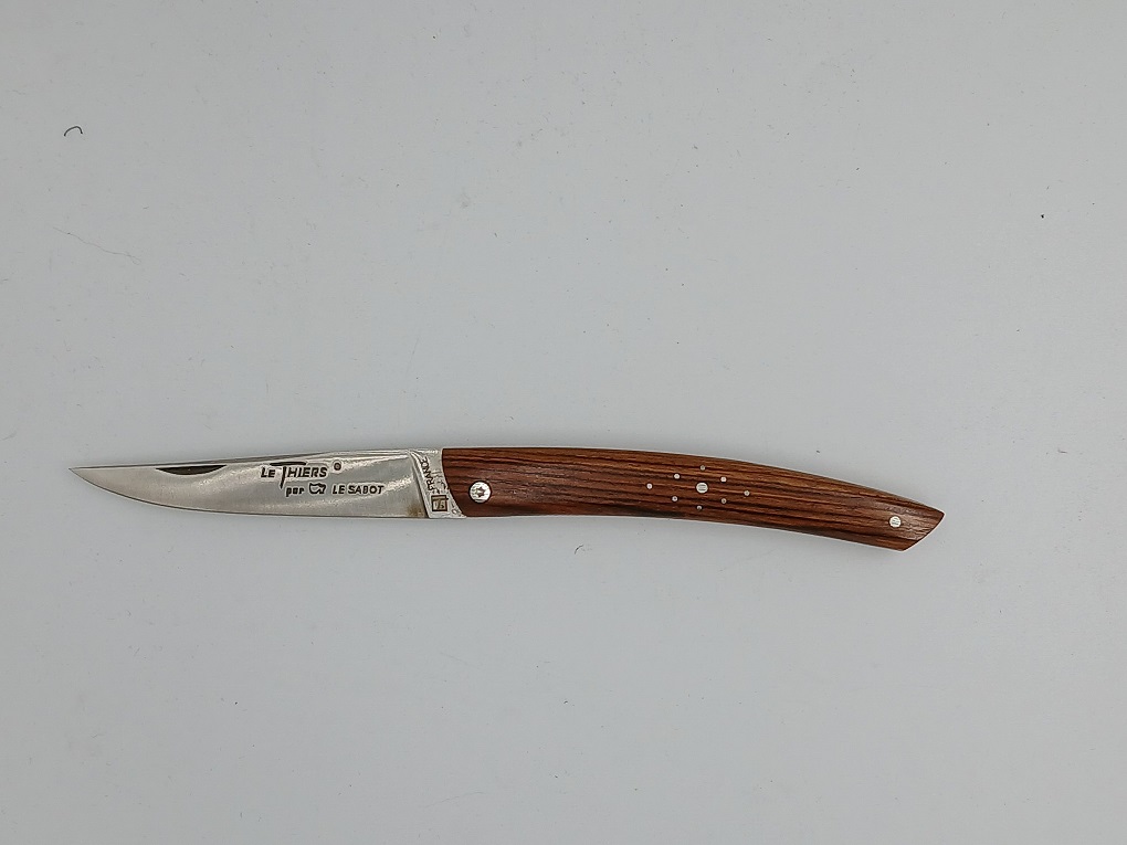 Couteau Thiers bois de violette 10c recto