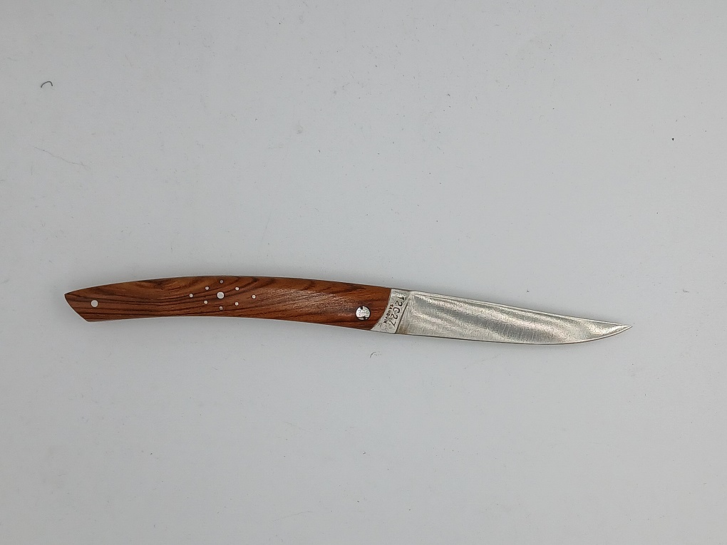 Couteau Thiers bois de violette 10c verso
