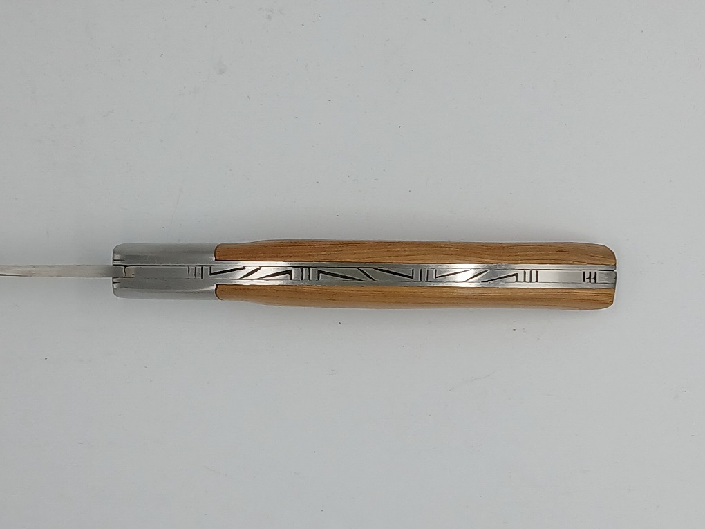 Guillochage couteau Thiers genevrier 1M 12c