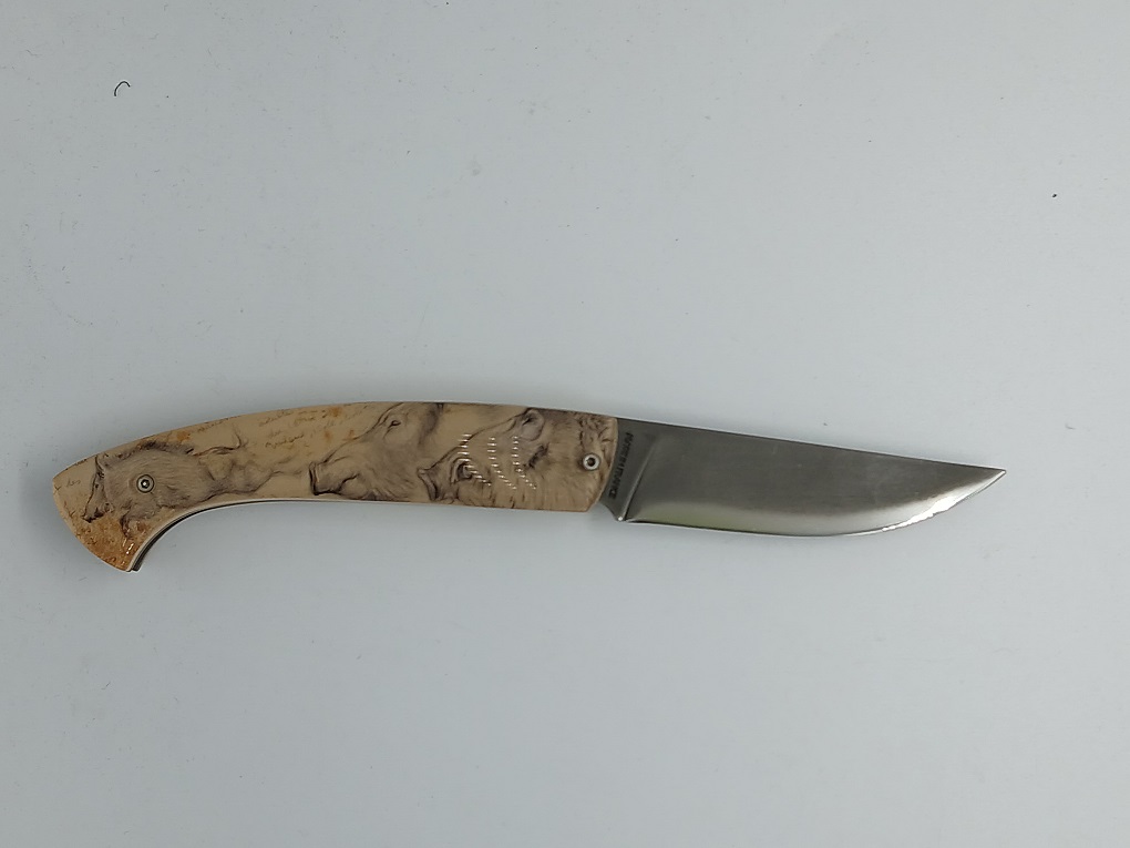 Couteau 1515 sanglier verso