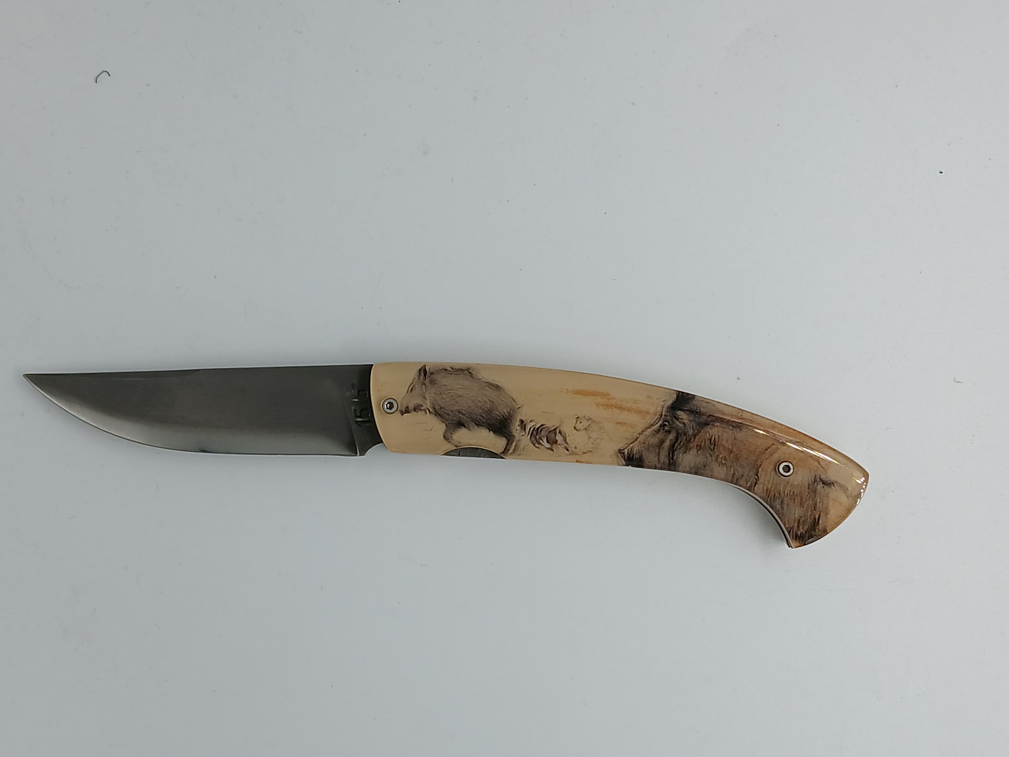 Couteau 1515 sanglier recto