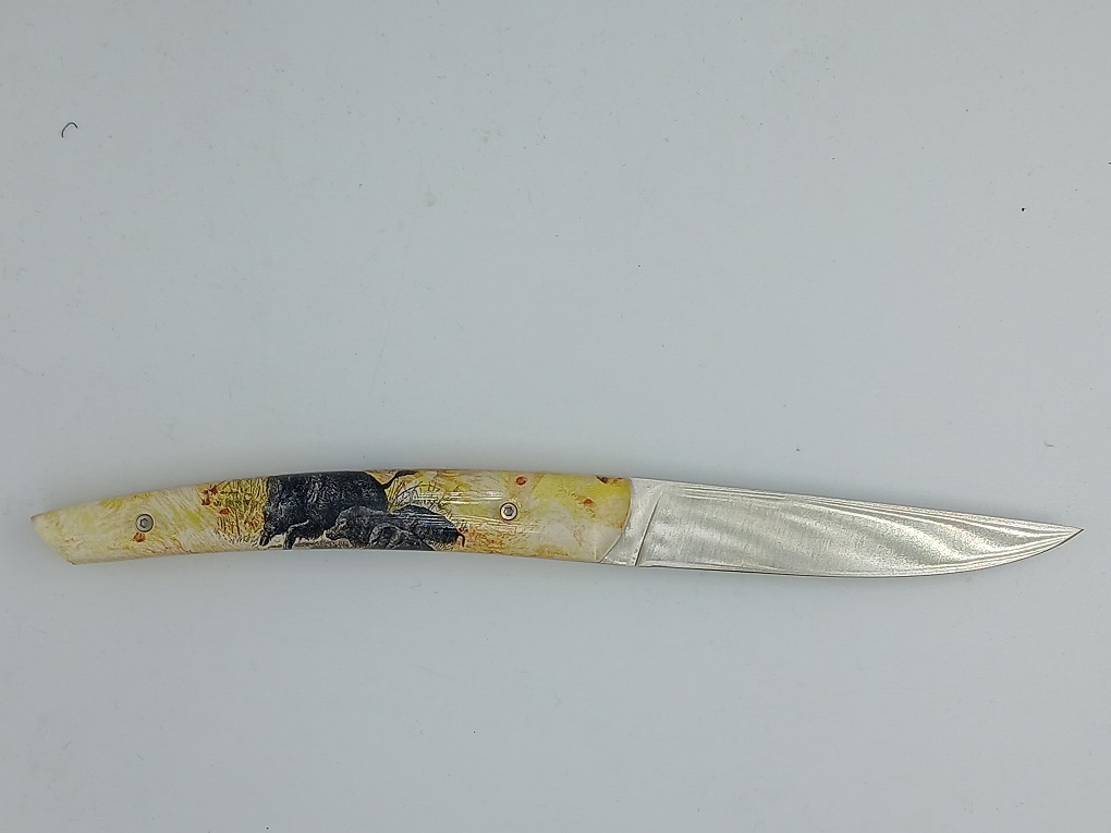 Couteau Thiers pote sanglier 12c verso