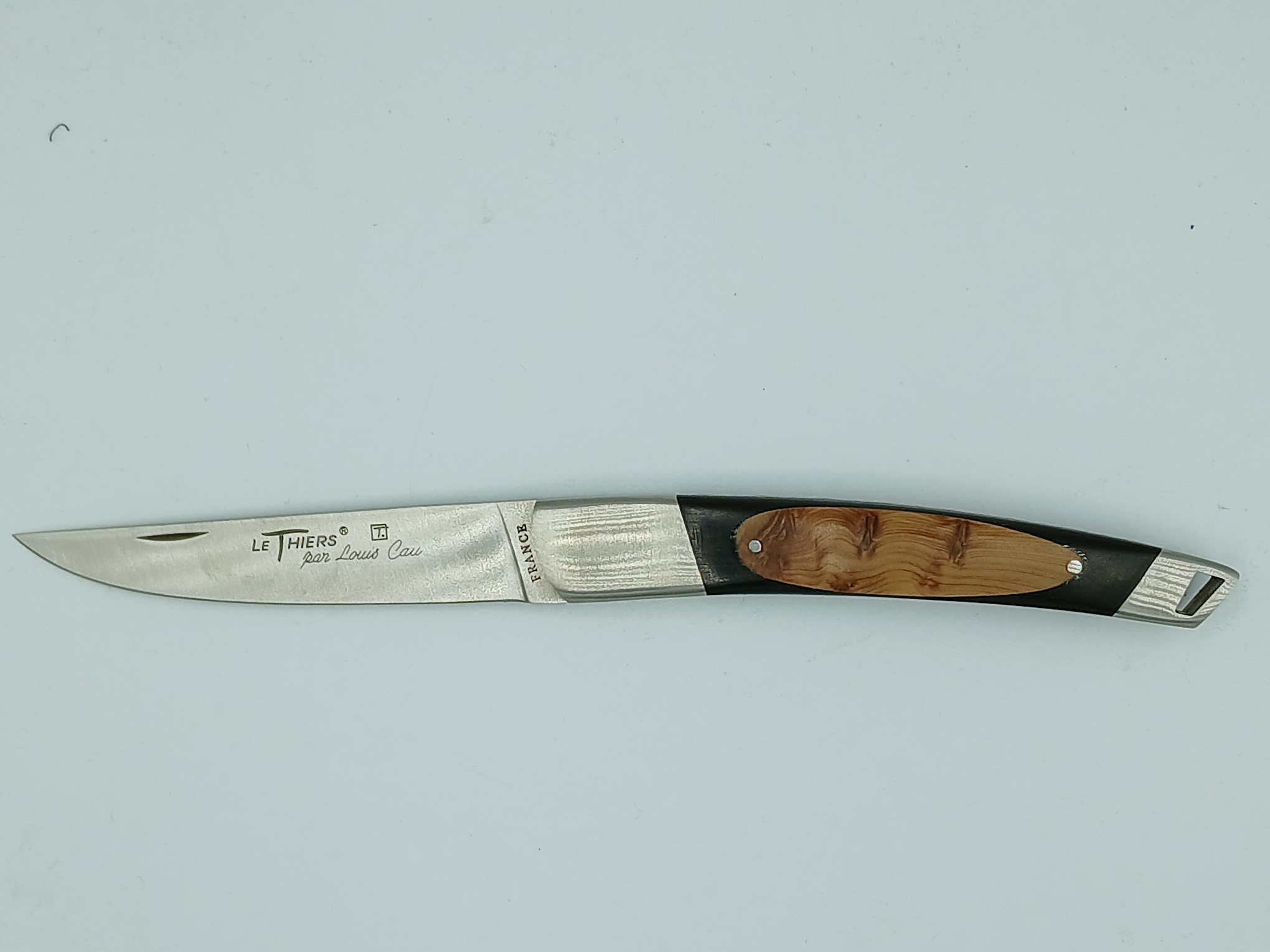 Couteau Thiers smart ébène genevrier recto
