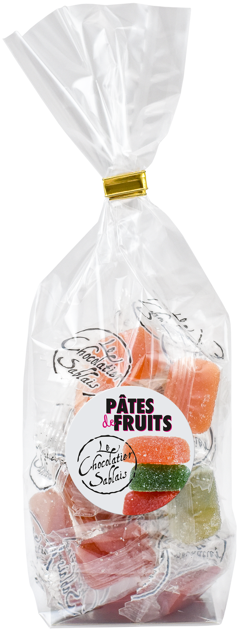 Pâtes de fruits - sachet - 6 formats - Cha'patiss 