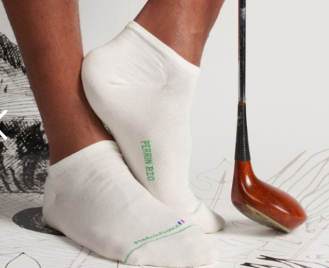 Socquettes Coton Bio - Blanche - Perrin