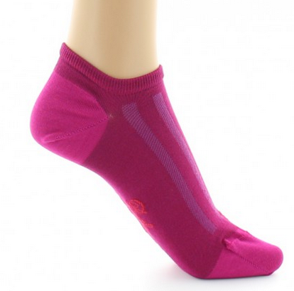 SOCQUETTES SOIE FUSHIA - PERRIN
