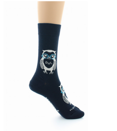 Paire De Chaussettes Dagobert à L'envers - Coton Mélangé - Taille 35-38 - Marine - NEUF