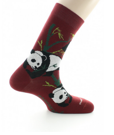 Chaussettes Coton - Panda Rouille - Dagobert à l\'envers