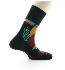 Chaussettes Coton - Toucan Noir - Dagobert à l\'envers