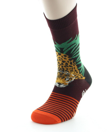 Chaussettes Coton Fil d\'Ecosse - Panthère - Berthe aux Grands Pieds