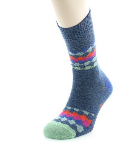 Chaussettes Coton - Ondulations colorées - Berthe aux Grands Pieds
