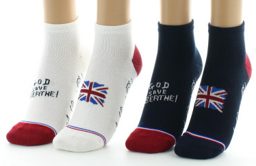 Pack 2 paires Socquettes Coton Marine et Blanc - Berthe aux Grands Pieds