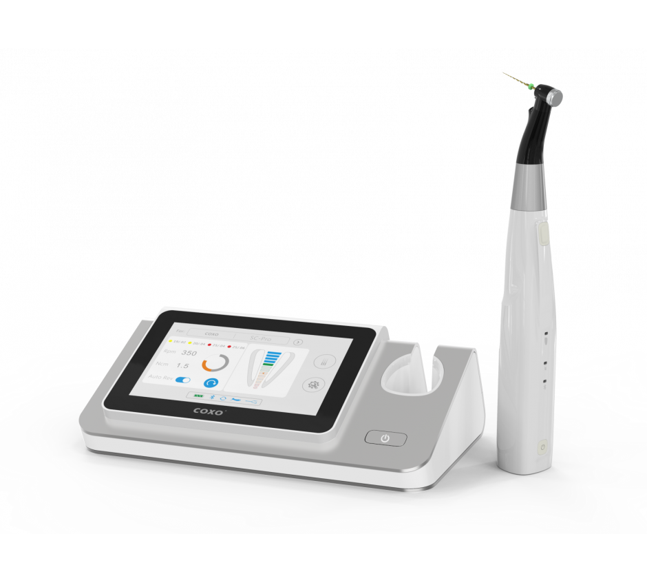moteur-d-endodontie-portable-avec-ecran-sur-base-fixe-sans-fil
