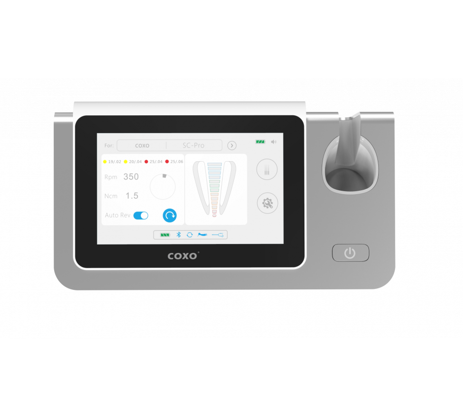 moteur-d-endodontie-portable-avec-ecran-sur-base-fixe-sans-fil