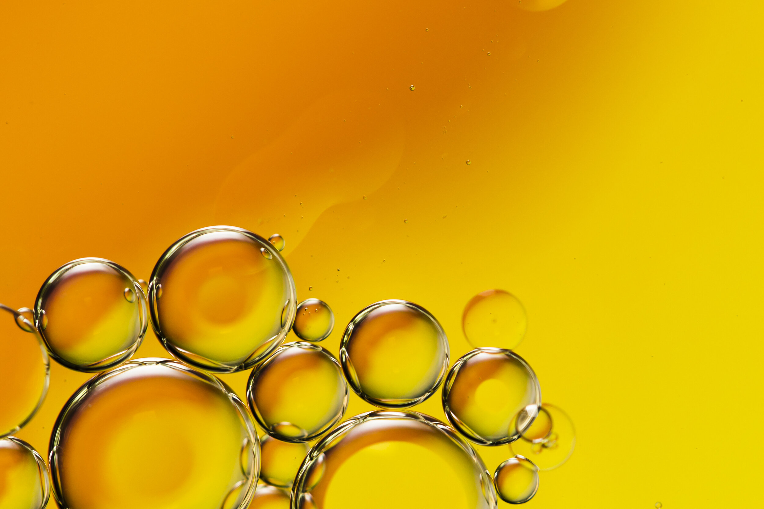 gradient archipelago bubble drops water