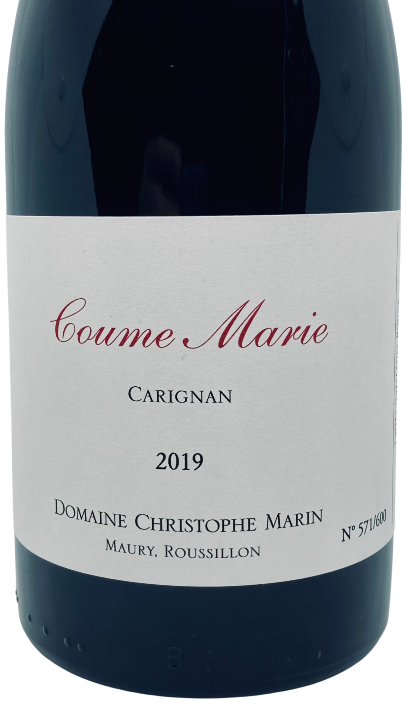 Côtes Catalanes Coume Marie Carignan 2019
