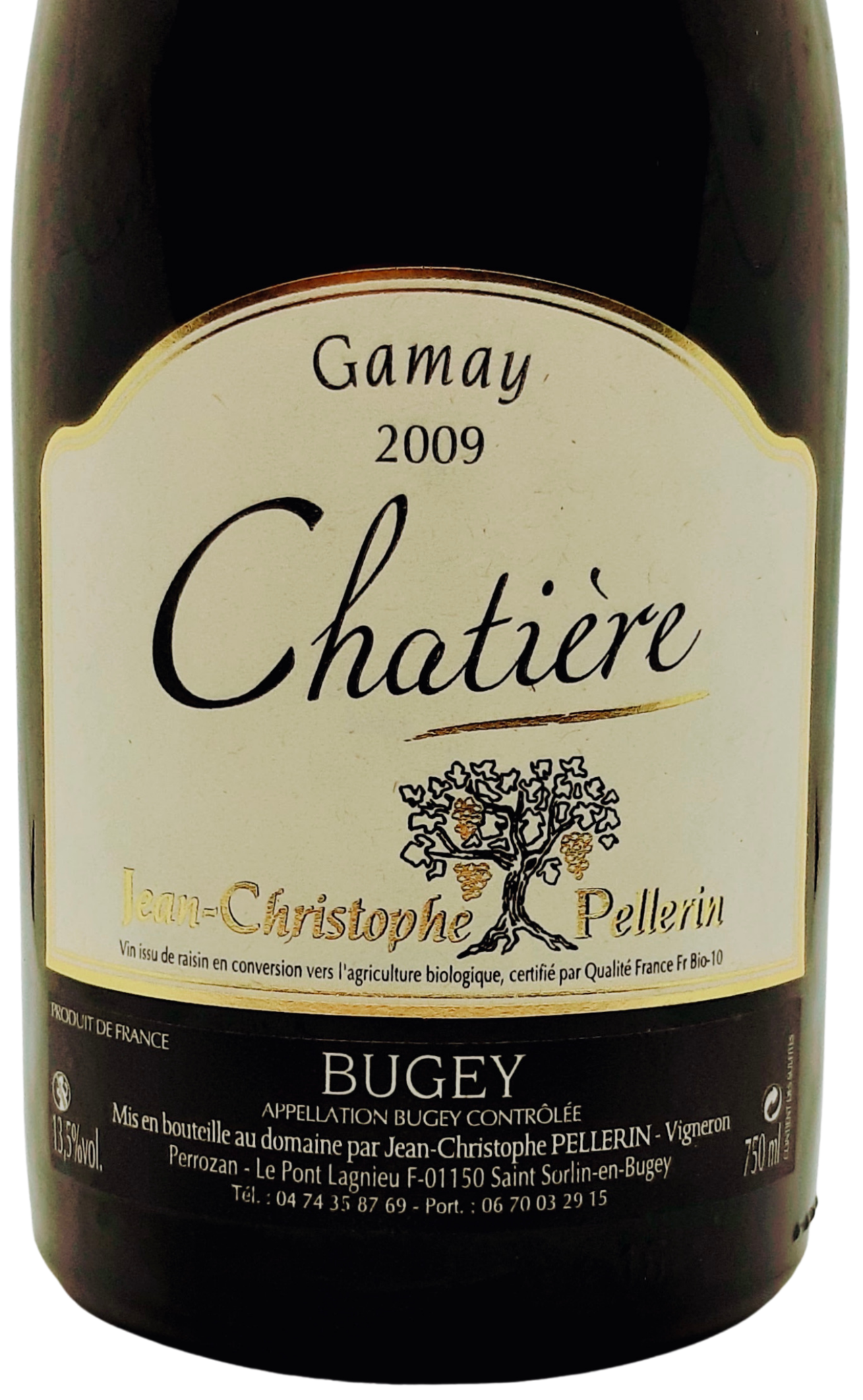 Bugey rouge Chatière Gamay 2009