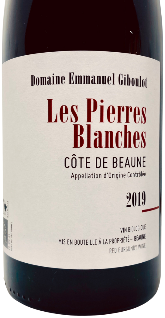Les Pierres Blanches Côte de Beaune rouge