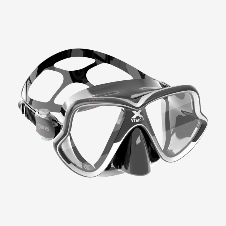 Masque De Plongée Mares X-Vu - Jupe Tri-Comfort - Sangle En X Ajustable