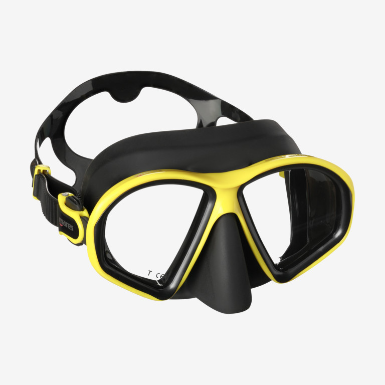 masque de plongée progressif sealhouette-yellow-black