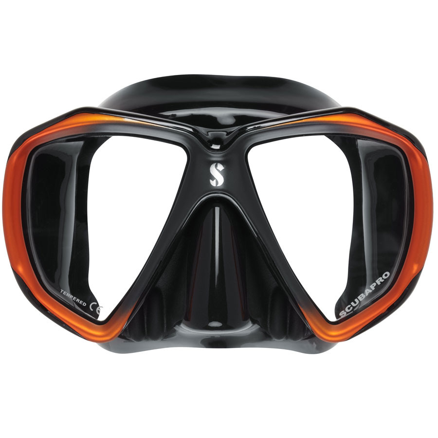 masque-spectra-noir-orange verres progressifs
