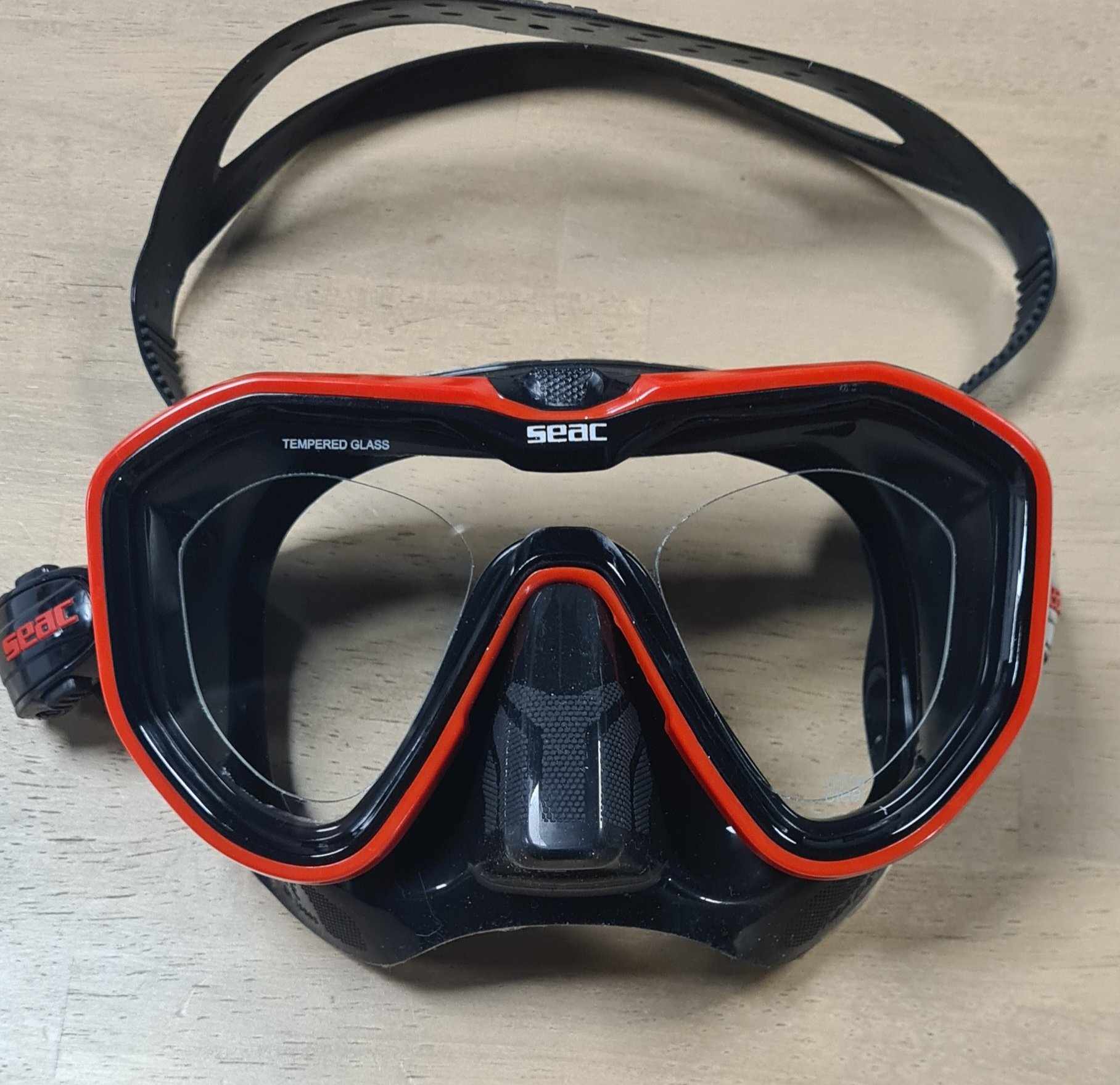 Masque GENERIQUE Seac Boss Masque De Plongée Mono Verre Adulte Noir