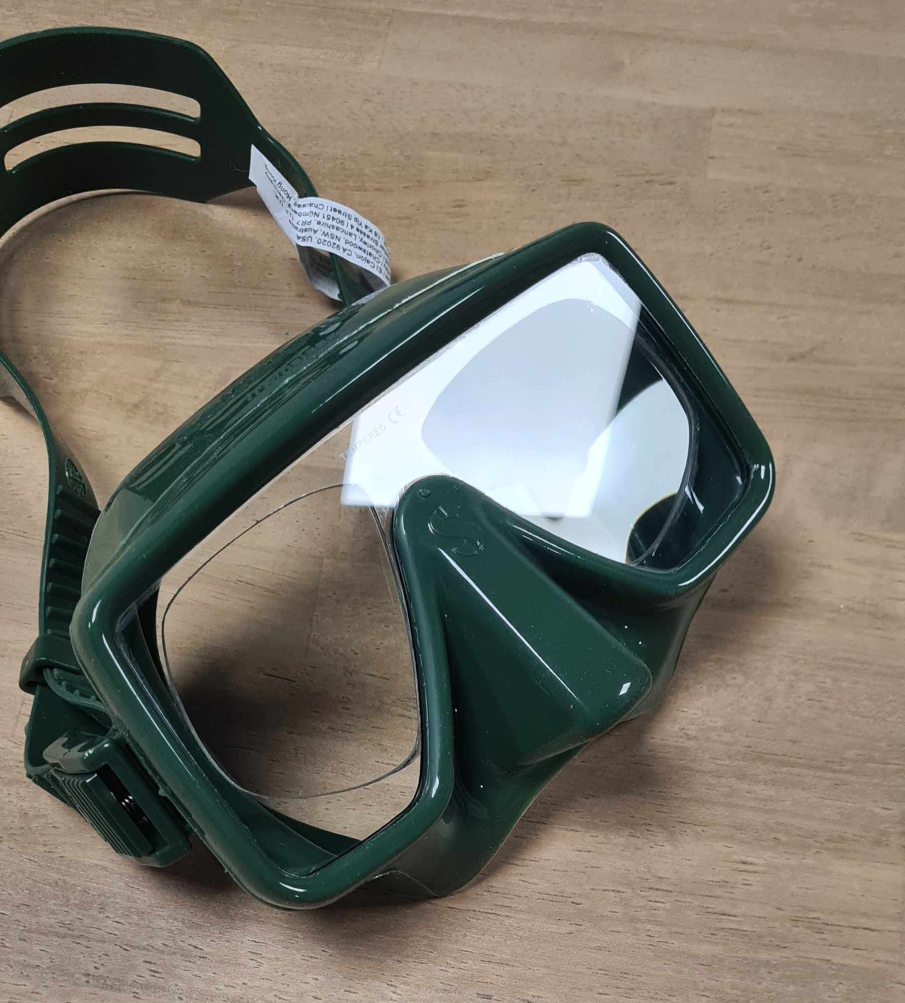 scubapro framelss à la vue