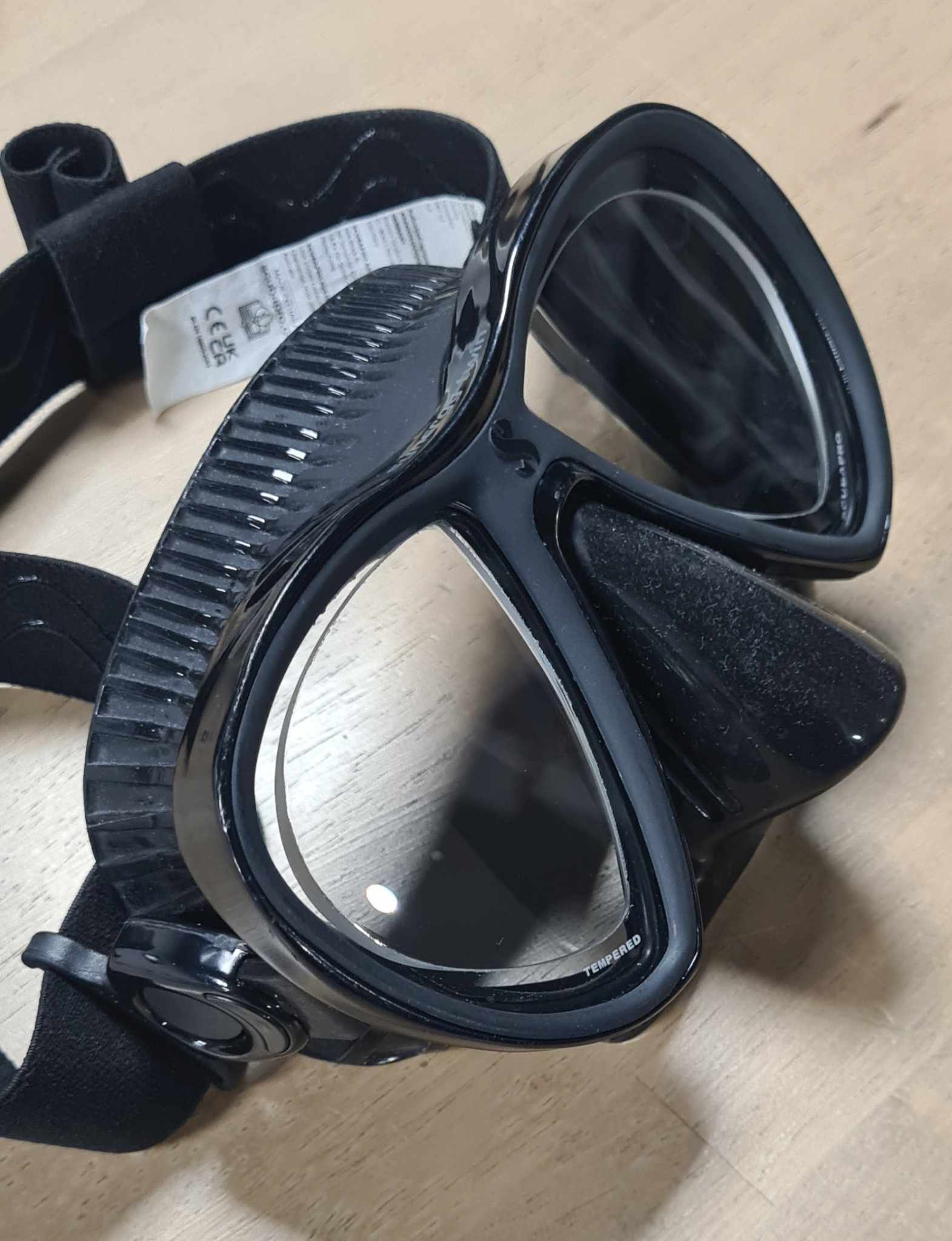 scubapro twinsynergy noir avec des verres à la vue