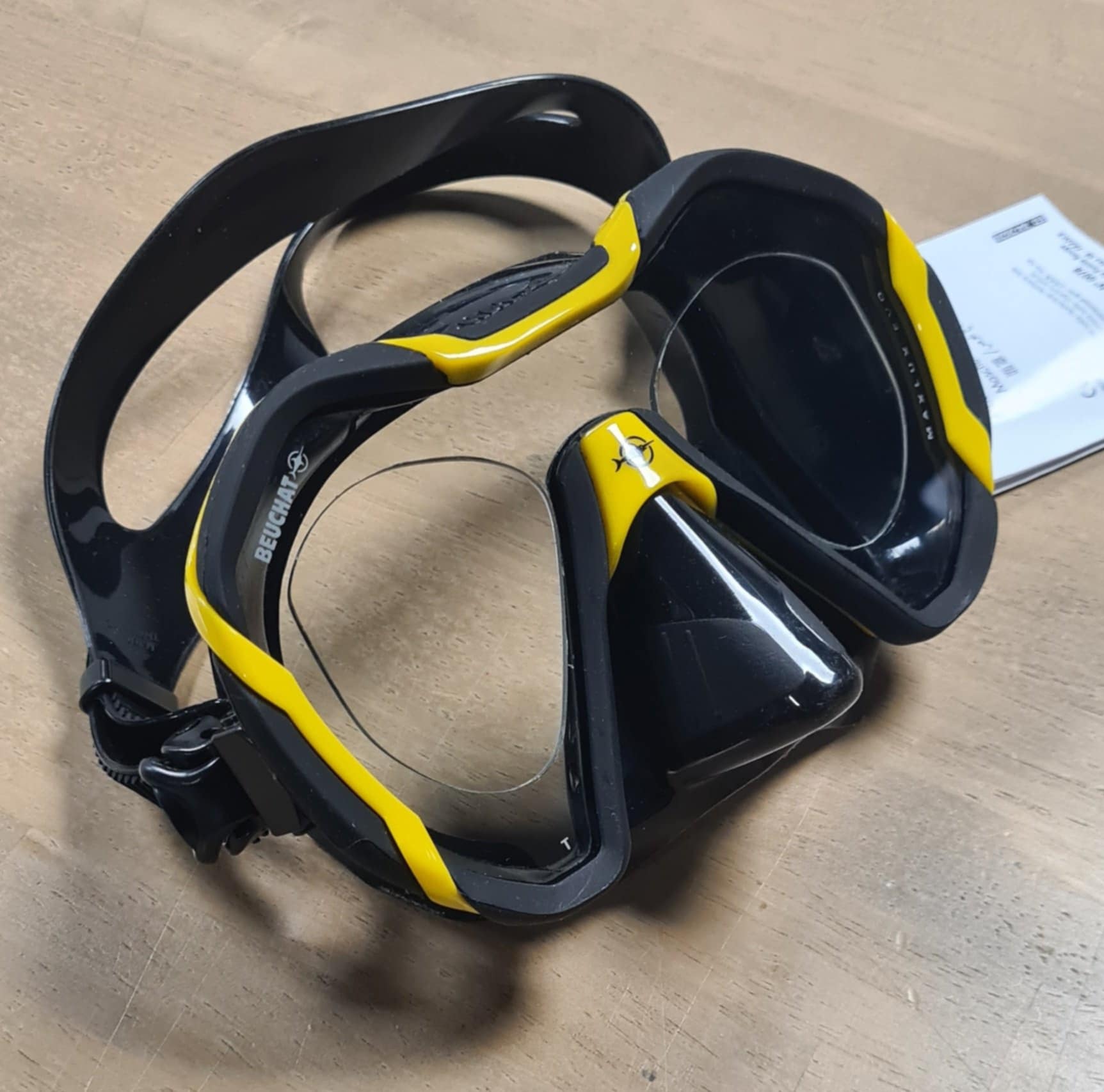 beuchat maxlux evo à la vue correcteur verres progressifs.