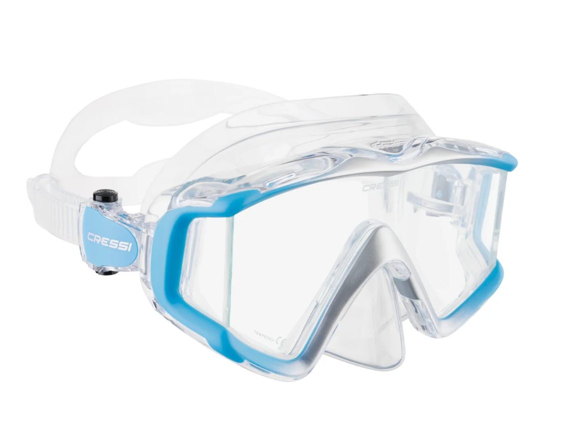 Cressi liberty à la vue verres progressifs translucide bleu