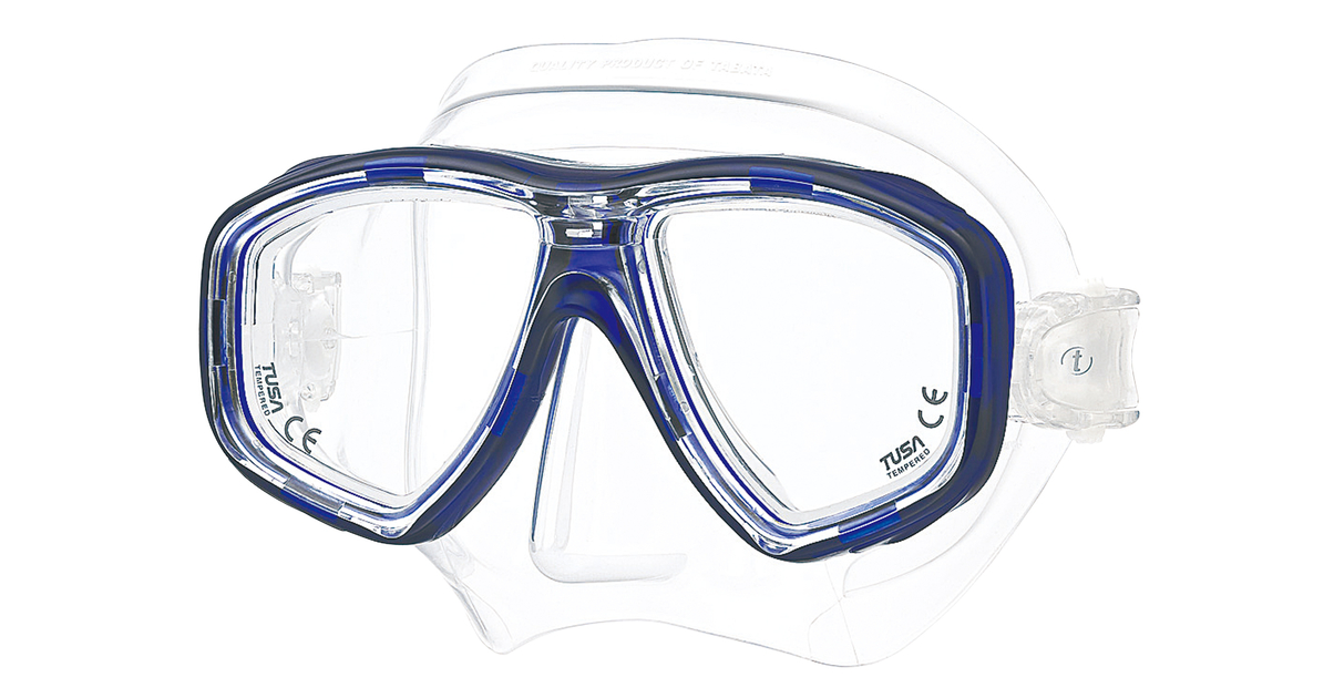 Palmes De Plongée Tusa Imprex Bleu/noir - Taille 8-10 - Occasion Italie