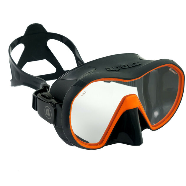 Masque De Plongée Apeks VX2 – Cadre Acier Inoxydable Et Carbone – Champ De Vision élargi +13% – Jusqu’en Verres Interchangeables – Parfait Pour Plongée Technique Et Loisir