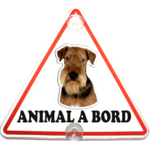 plaque-animal-chien-a-bord-airedale-terrier-n1