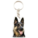 Porte clés chien Personnalisé Berger Allemand Porte Clef personnalisable  photo Prénom