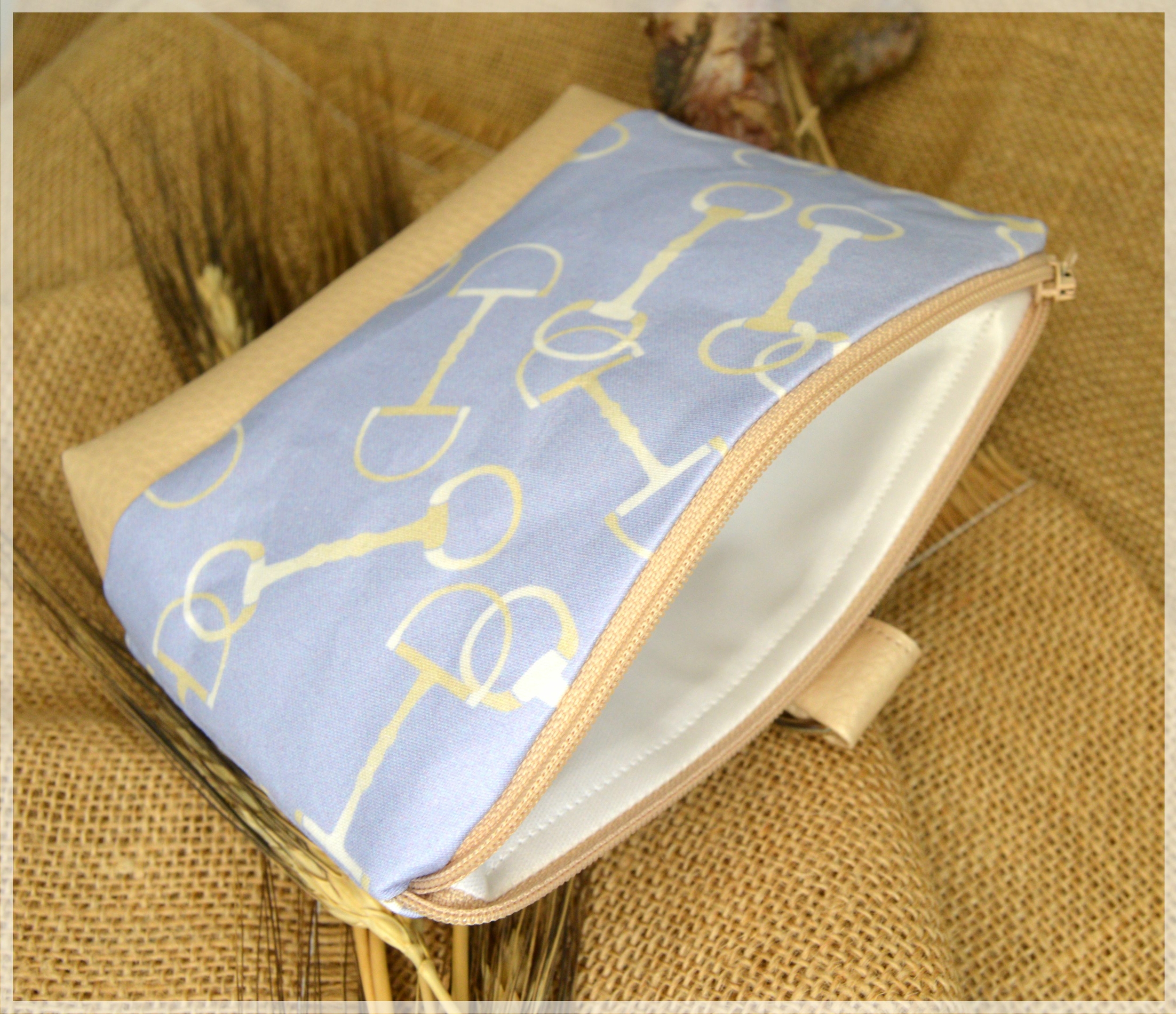 Pochette friandises GM Bridleteuil lavande 2 bord