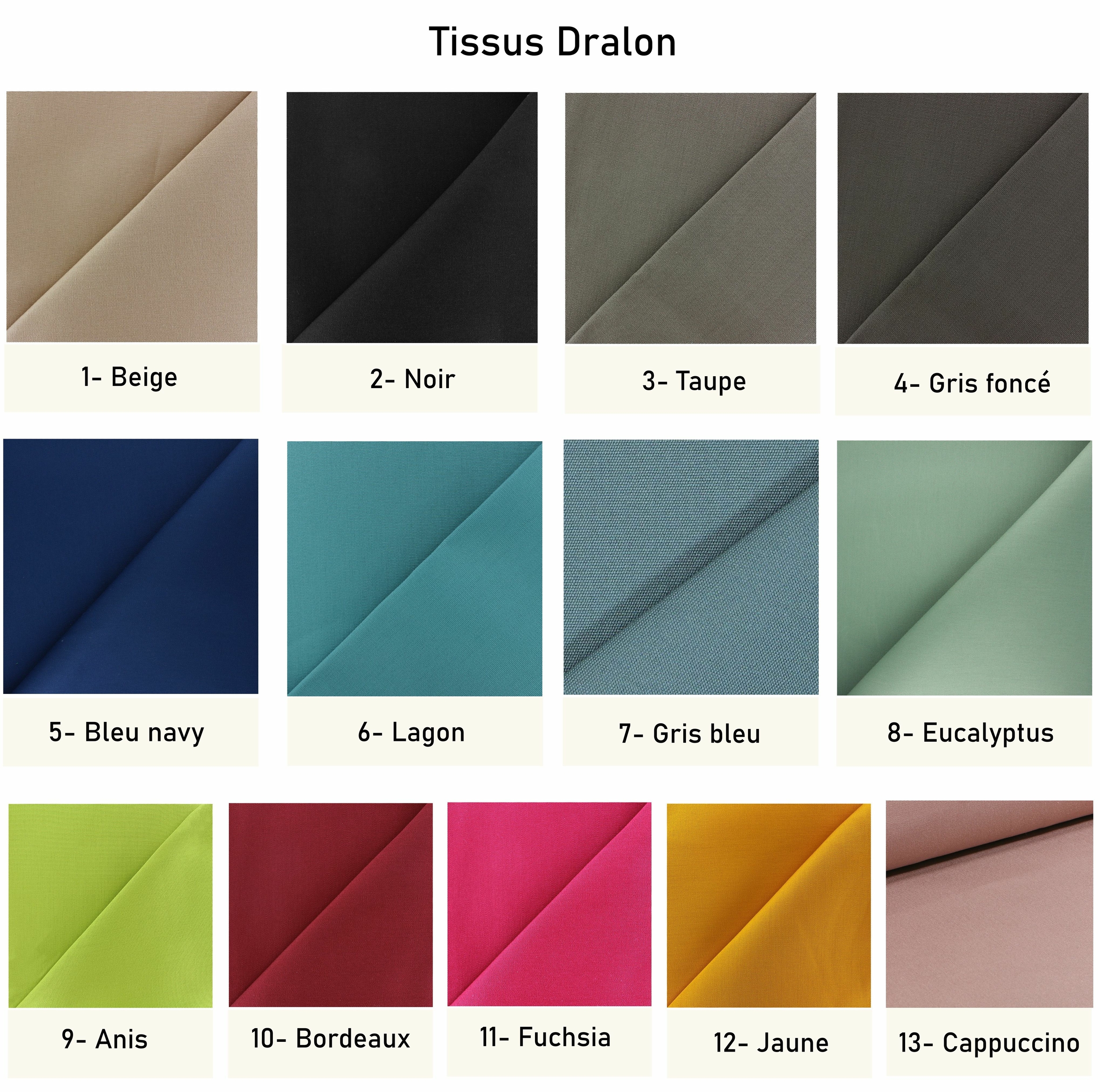 Tissus dralon