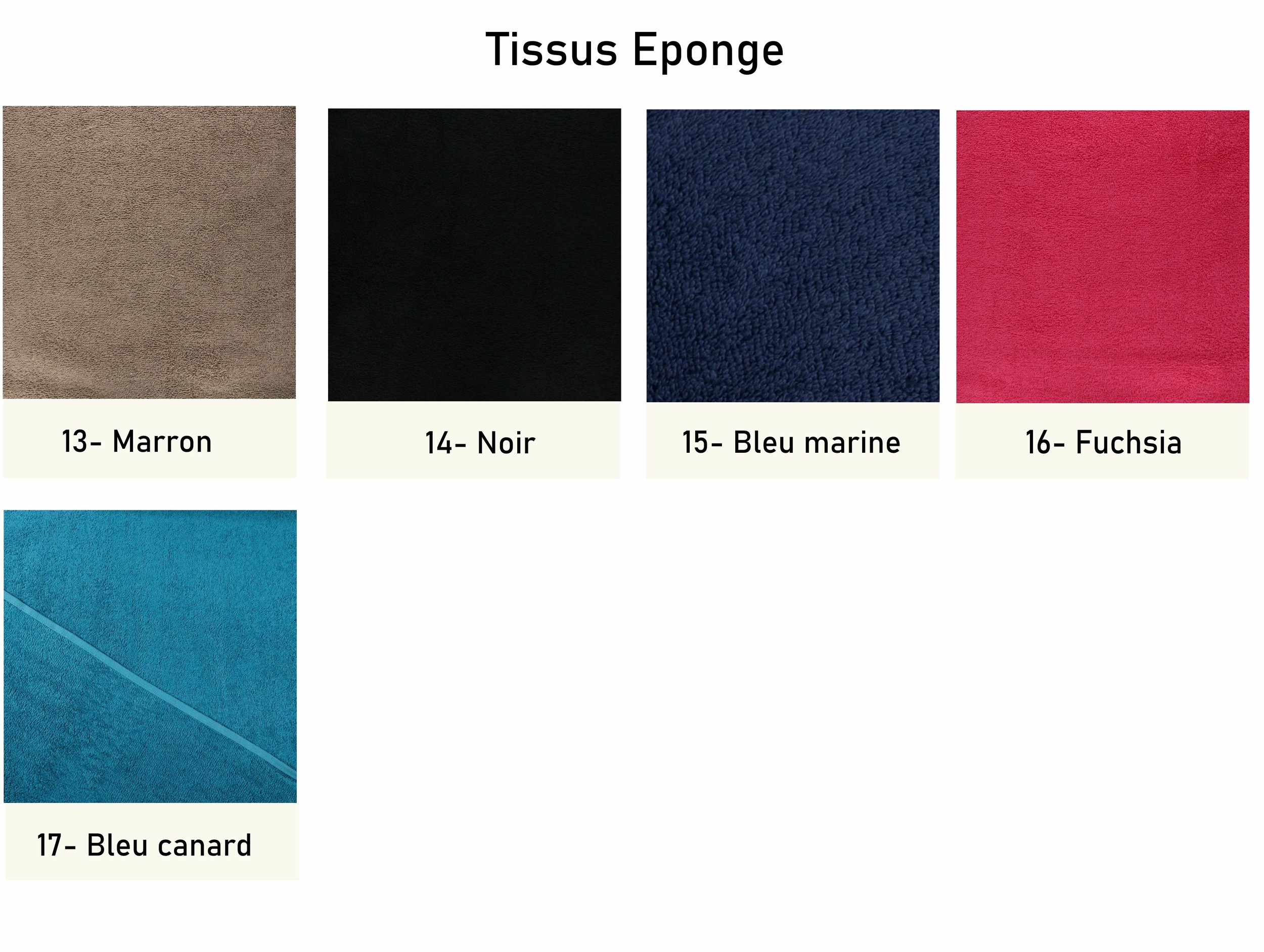Tissus éponges 2