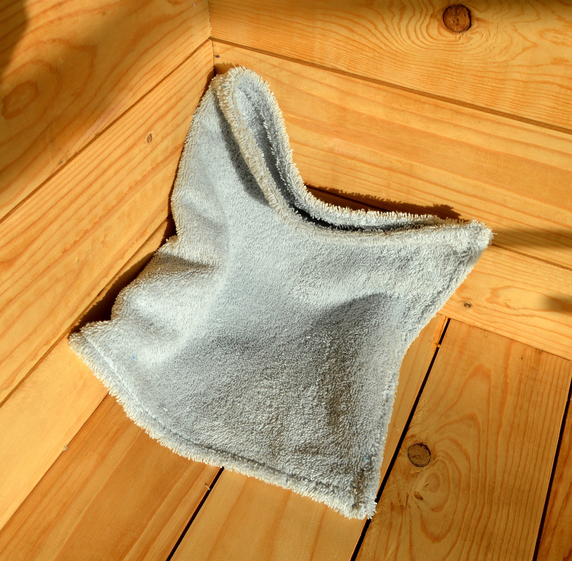 Gris perle petite serviette